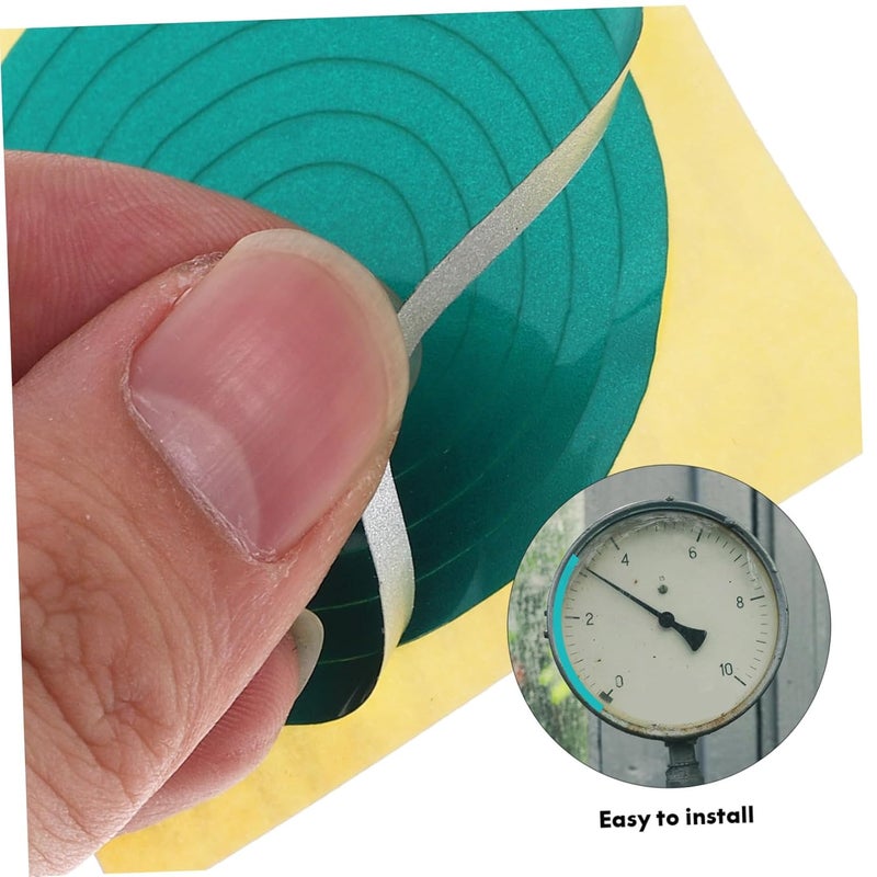 ملصقات تعريف مقياس الضغط 10 أوراق ملصقات لاصقة عاكسة لتسمية مضخة المسبح - Image 3