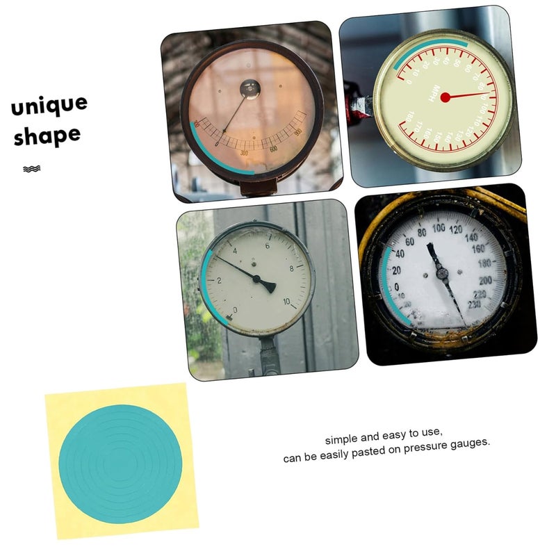 ملصقات تعريف مقياس الضغط 10 أوراق ملصقات لاصقة عاكسة لتسمية مضخة المسبح - Image 4