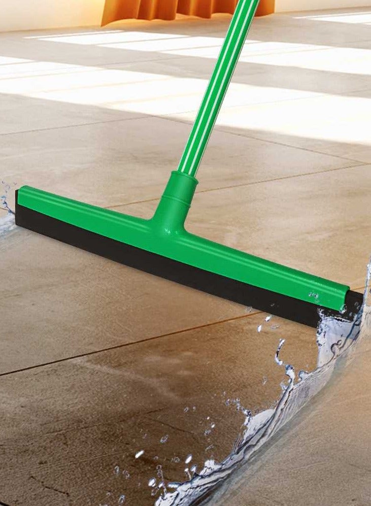 ON MART Long Handle Floor Wiper with Handle High Efficiency, Durable Foam Floor Squeegee Cleaner 42 cm Long Stick | Rubber Mop | Floor Brush | Kitchen| Garden| Wiper Bathroom Floor | Household  Office All-Purpose - Image 4