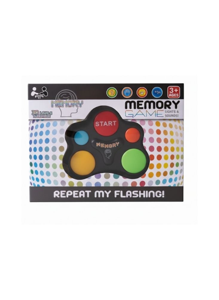 بريميم لعبة ذاكرة إلكترونية مزودة بأضواء وأصوات – لعبة تدريب الدماغ على مطابقة الألوان للأطفال - Image 2
