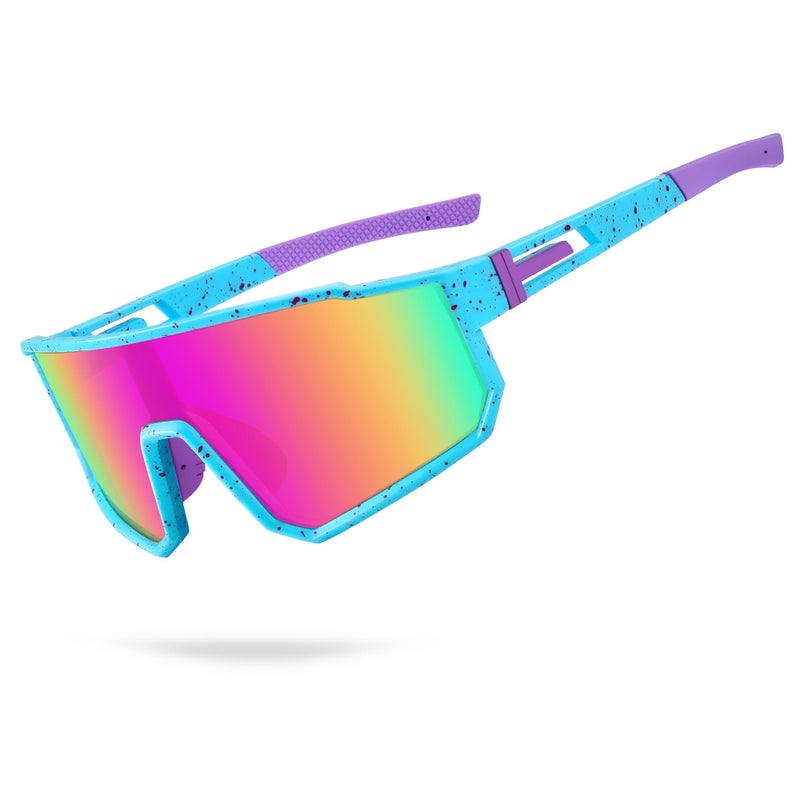 Derowern Youth Baseball Sunglasses, Kids Polarized Sports Sun glasses, Lightweight TR90 Frame UV400 Protection Outdoor Glasses for Boys Girls Softball Cycling Golf - Image 1
