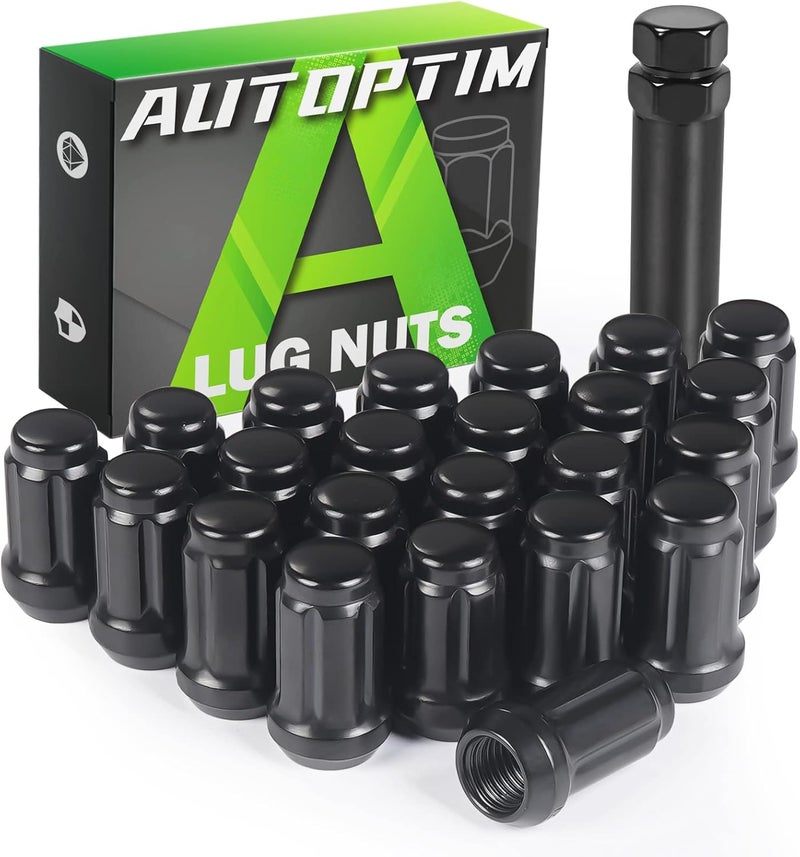 AUTOPTIM 23PCS Black Lug Nuts for Jeep - Image 1