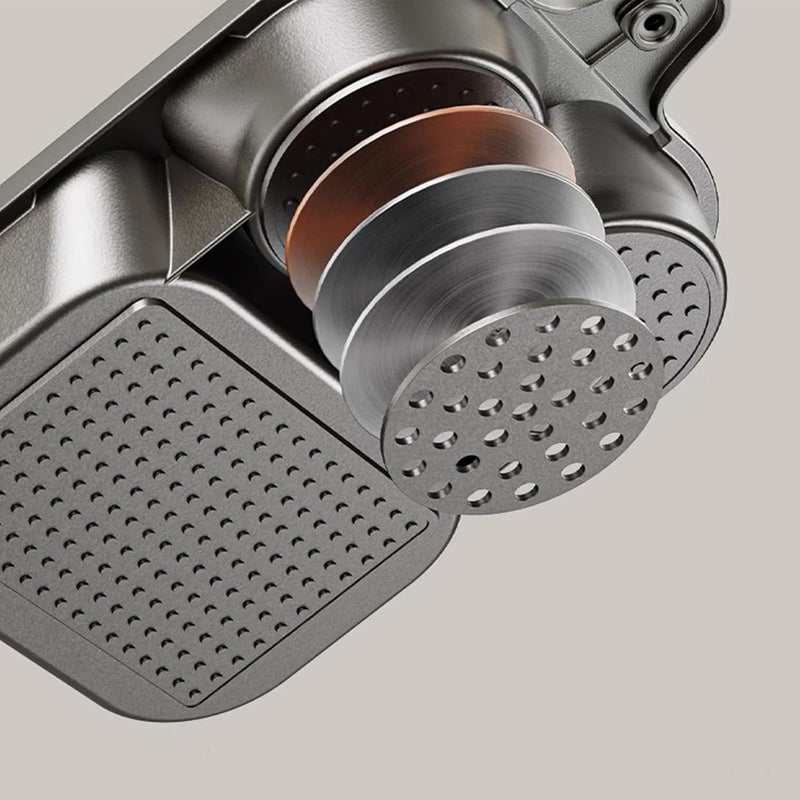 Multi Functional Breakfast Pan for Eggs Burgers and Bacons Aluminum Alloy Nonstick Frying Pan with Ergonomic Handle Multifunctional Cookware - Image 3