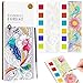JCREN Watercolor Painting Books Pocket Watercolor Painting Coloring Kit Paint with Water Bookmarks Travel Activity Party Favors for Kids Toddlers Gifts for Boys and Girls - Image 3