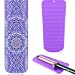 Shappy 2 Pcs Heat Resistant Hair Tools Bag Curling Iron Travel Case Cover Neoprene Flat Iron Holder Travel Case and Silicone Mat Pouch for Hot Hair Tools Storage OrganizerMandragora - Image 2
