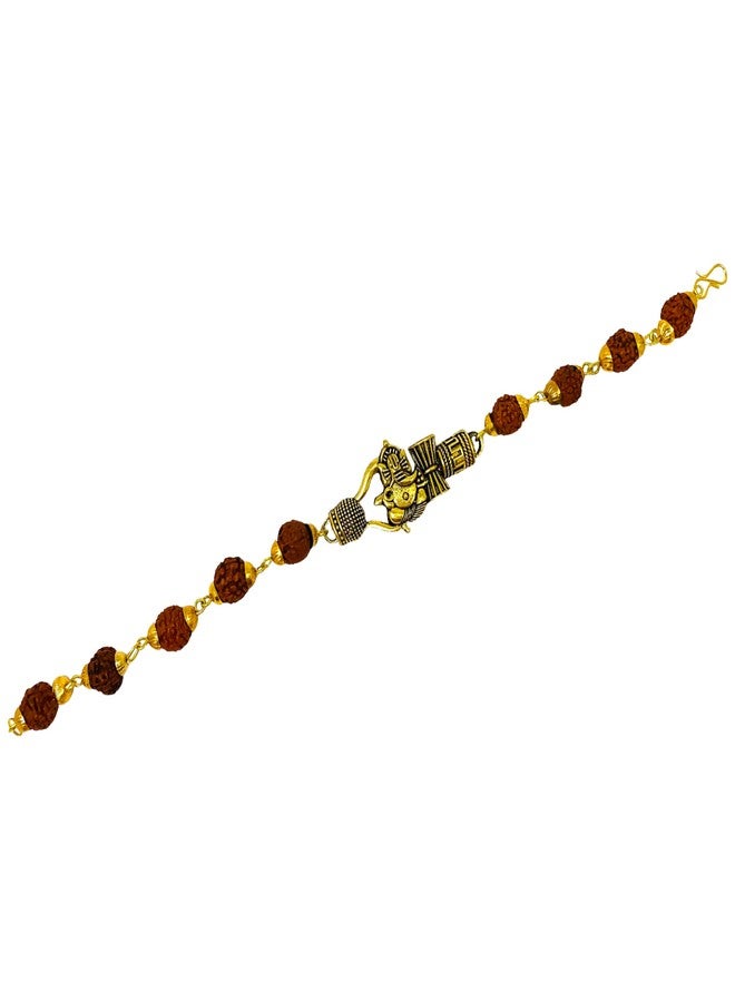 Evisha سوار إيفيشا رودراكش راخي التقليدي للأخ بهاي بهايا بهابهي رود-21 للرجال (متعدد الألوان) | | راخي || مجموعة راخي || راخي للأخ || راخي للأخ وبهابي || كومبو راخي || بهية بهابهي راخي || هدايا راخي - Image 3