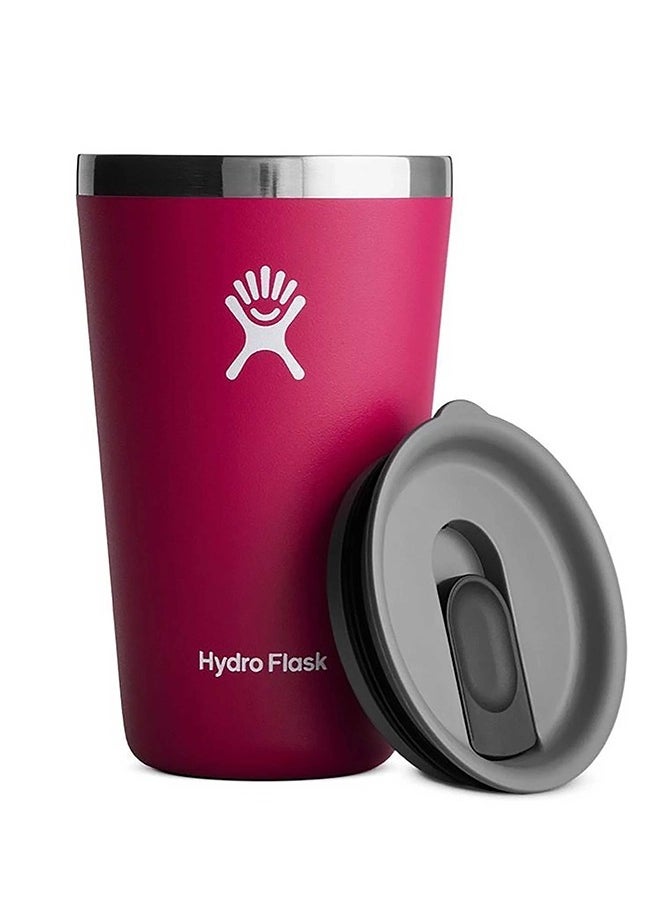 Hydro Flask 16 Oz Stainless Steel All Around Tumbler with Press-in Lid and  BPA-Free  - Image 1