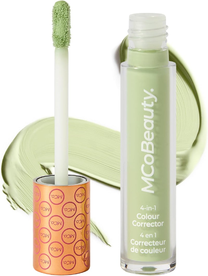 MCoBeauty Colour Corrector All Over Primer Green Concealer Shade 4in1 Formula for Redness Neutralising and Complexion Prep Concealers Correctors Beauty Products
