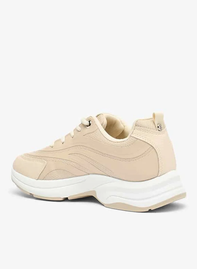 فلورا بيلا من شو إكسبرس سنيكرز نسائي برباط بنقوش وكاحل منخفض