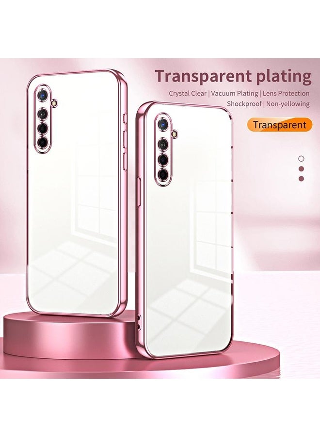 HuHa Case Cover For OPPO K5 / Realme XT/XT 730G Transparent Plating Fine Hole Phone Case(Silver) - Image 2