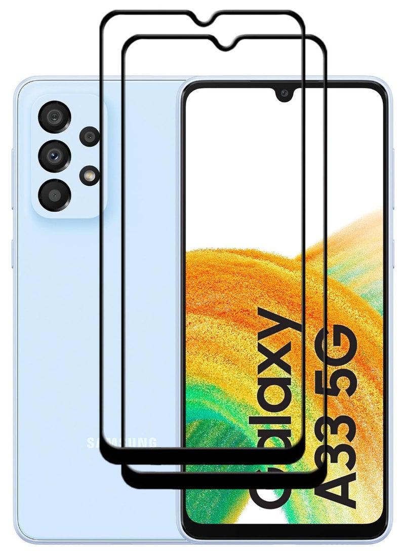 ACLIX 2 Pieces Antistatic ESD Dustproof Premium Quality High Definition Tempered Glass Screen Protector Designed For Samsung Galaxy A335G - Image 1