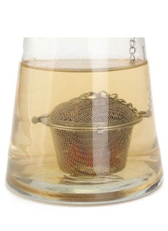 Happy Home Stainless Steel Herbal Ball Herbal Tea Filter Tea Ball Tea Infuser with Stainless Steel Chain for Cups, Teapots, Loose Leaf Tea, Spices  - Image 2