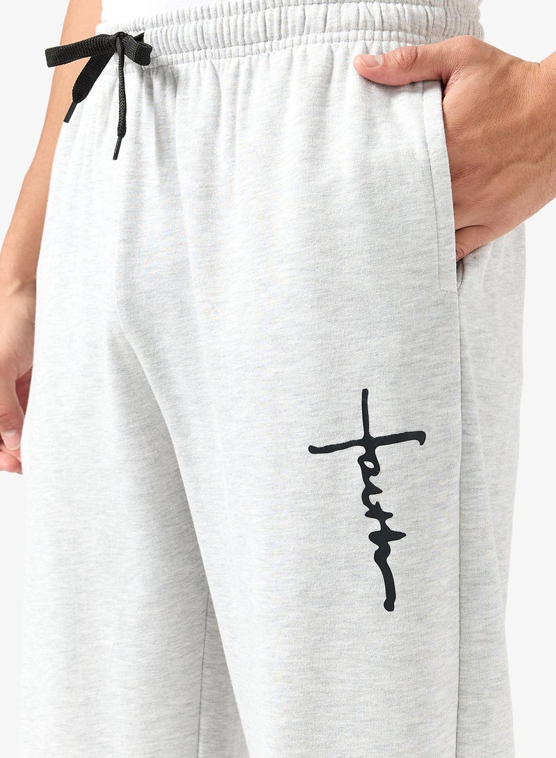 سفنتي فايف بنطلون رياضي فضفاض بتصميم جرافيك - Image 4