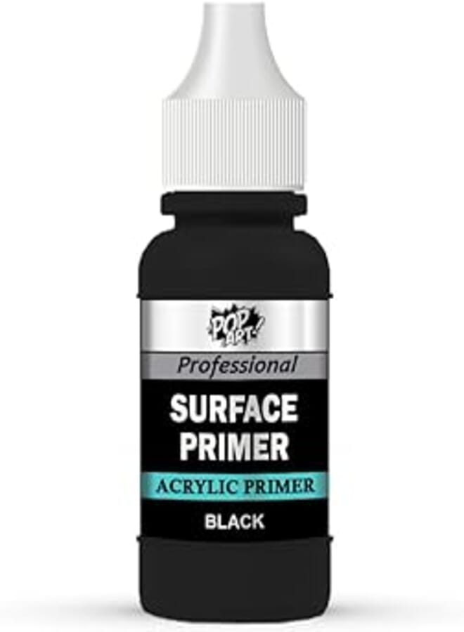 POP ART Surface Primer 30 ml with Dropper Bottle (Black)