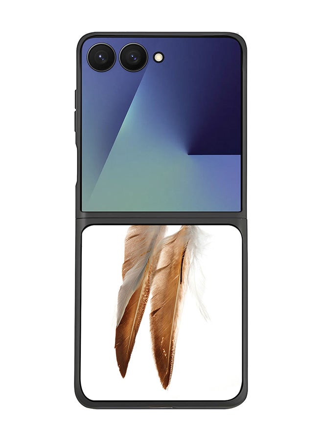 Stylizedd For Samsung Galaxy Z Flip7 Case,Slim fit Camera Protection, Shockproof Thin Phone cover  - Chief Longfeathers