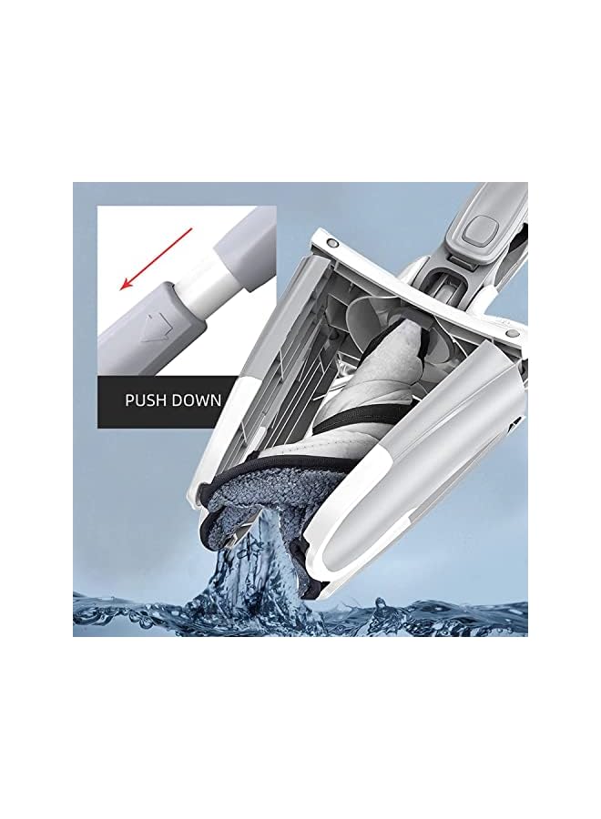 promass Wet And Dry Mop Creative Free Hand Wash X Mop Flat Mop Household Floor Mop Floor Cleaning Tool For Home Office - Image 3