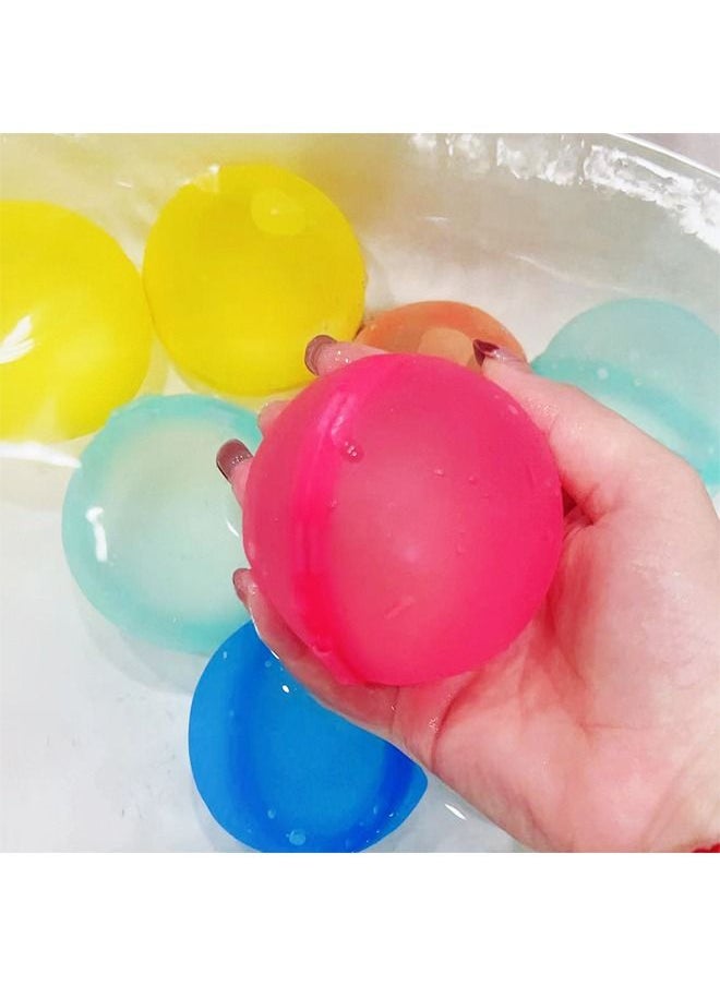 Beauenty - Reusable Water Balloons Latex-Free Silicone Water Splash Ball with Mesh Bag Self-Sealing Water Bomb for Kids Adults Outdoor Activities Water Games Toy Summer Fun Party Supplies - Image 1