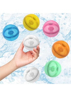 Reusable Water Balloons Latex-Free Silicone Water Splash Ball with Mesh Bag Self-Sealing Water Bomb for Kids Adults Outdoor Activities Water Games Toy Summer Fun Party Supplies