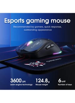 onikuma ONIKUMA TZ3006 3 in 1 Gaming Combo - G22 Keyboard / CW917 Mouse/ MP002 Mouse Pad  - Image 3