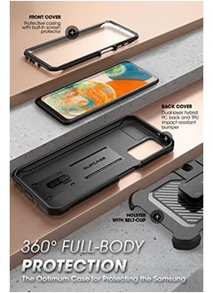 SupCase Unicorn Beetle Pro Case For Samsung Galaxy A23 4G 5G 2022 Full Body Rugged Belt Clip And Kickstand Case With Built In Screen Protector Black  - Image 4