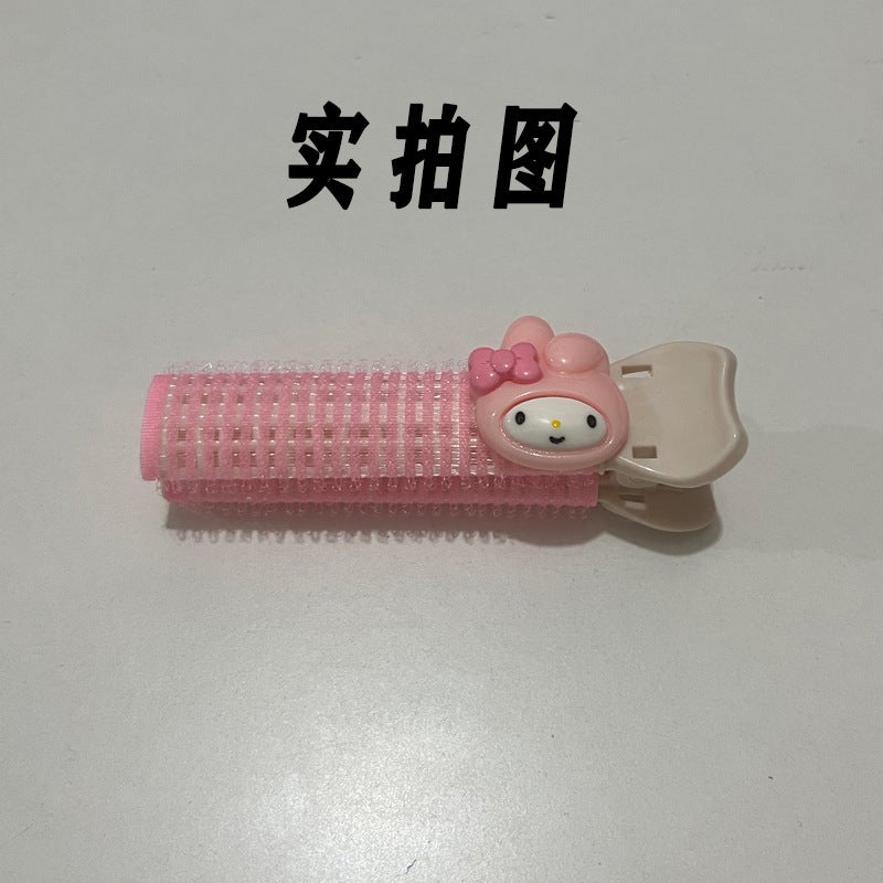 Generic Head hair root fluffy hairpin skull top hair fluffy artifact boutique boxed bangs curly hair curler loose clipPink [melody] Large quantity can be discussed Pink [melody] Large quantity can be discussed