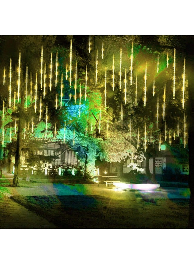 MIRADH Rain Drop Lights, LED Meteor Shower Lights 11.8 inch 8Tubes 24 LEDs, Falling Lights (Green) - Image 5