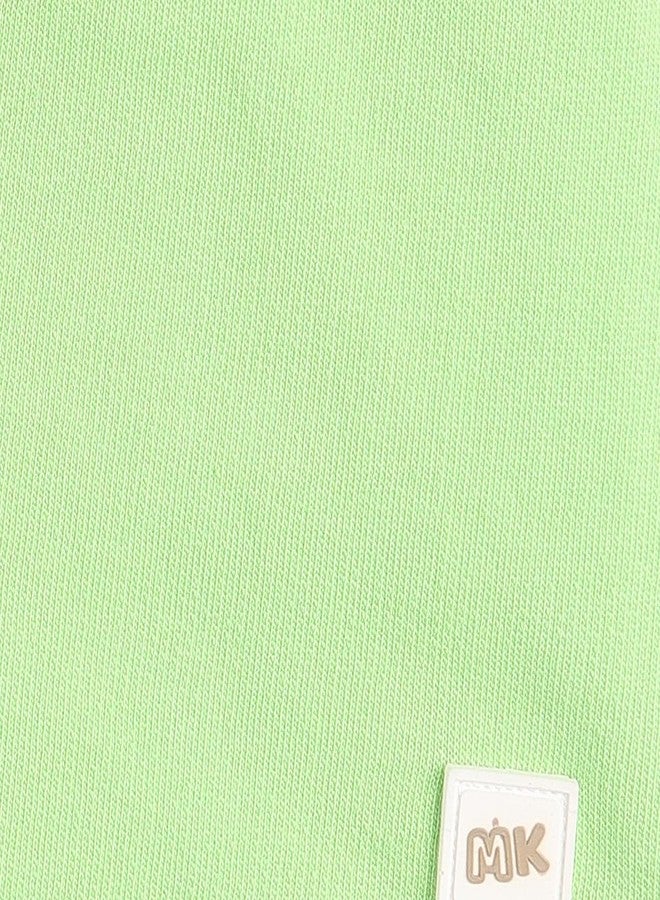 miniklub Baby Knitted Cotton Green Color Shorts, Pack of 1 (12-18M) - Image 4