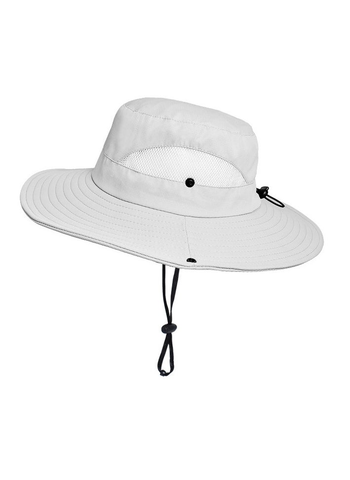 Goolsky Women's UPF 50+ Safari Sun Hat Breathable UV Protection Fishing Hat Summer Outdoor Wide Brim Hiking Gardening Hat  - Image 3