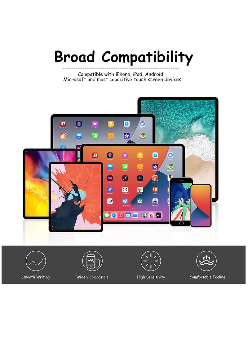 SOLARAE High Sensitivity Capacitive Stylus Pens for Touch Screens - 4-Pack for iPhone, iPad Pro, Tablets, Samsung Galaxy, and PCs - Precision and Performance Enhanced. - Image 4