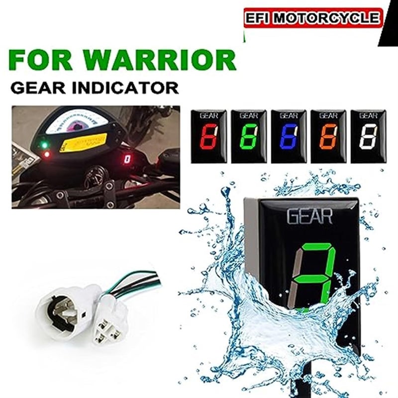Wivplex Motorcycle Gear Indicator for Warrior 2002-2012 - Image 2