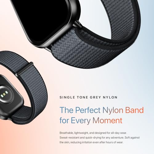 Fire-Boltt Ninja Call Pro Max Nyluxe Smart Watch 2.01″ with Bluetooth Calling, Voice Assistance, SpO2 & Heart Rate Monitor, 120+ Sports Modes, IP67 Waterproof, Smart Watch for Men & Women - Grey - Image 4