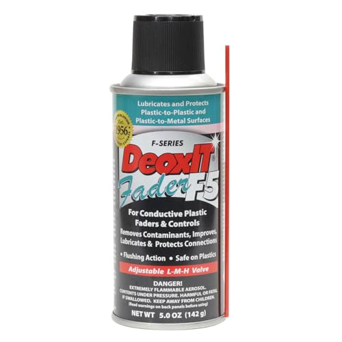 Hosa F5S-H6 CAIG DeoxIT FaderLube 5% Spray, 5 oz. (F5SH6) - Image 1