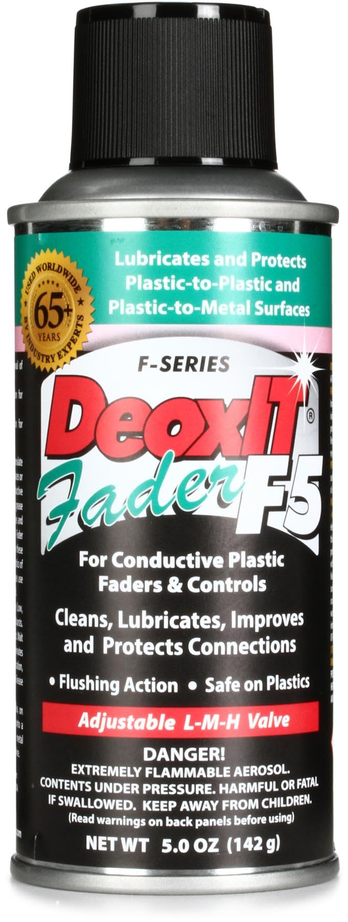 Hosa F5S-H6 CAIG DeoxIT FaderLube 5% Spray, 5 oz. (F5SH6) - Image 4