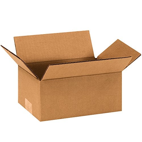 BOX USA Shipping Boxes Small 9"L x 6"W x 4"H, 25-Pack | Corrugated Cardboard Box for Packing, Moving and Storage - Image 1