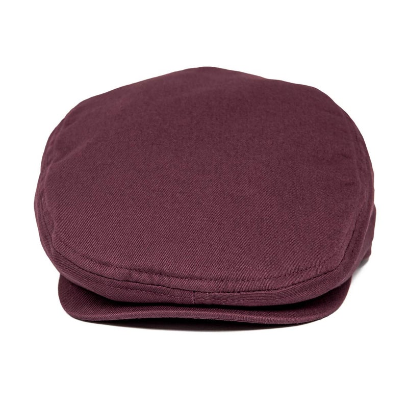 JANGOUL Men Ivy Cap Cotton Twill Newsboy Flat Hat (Burgundy, 7 7/8) - Image 3