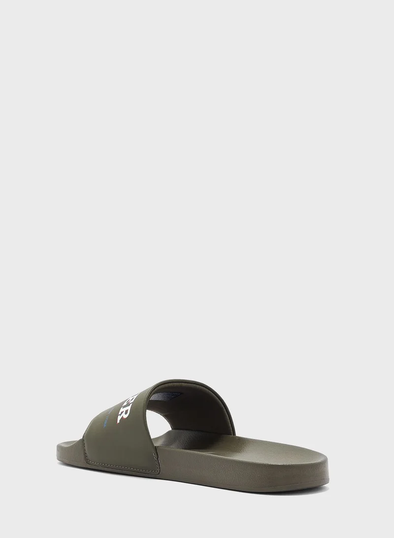 TOMMY HILFIGER Logo Print Flip Flop
