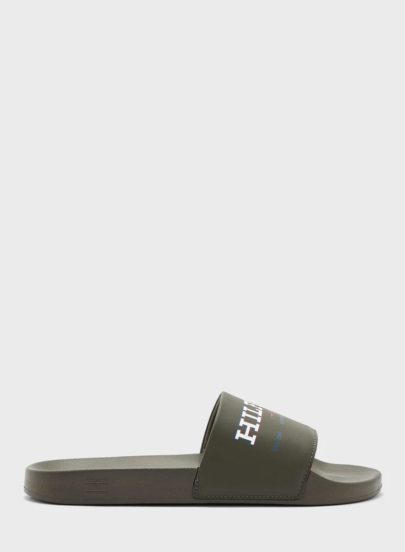 TOMMY HILFIGER Logo Print Flip Flop