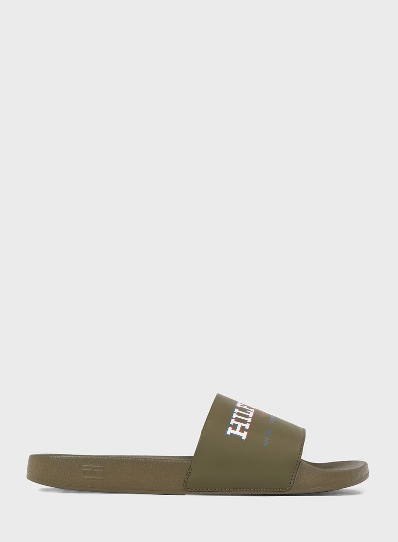 TOMMY HILFIGER Logo Print Flip Flop