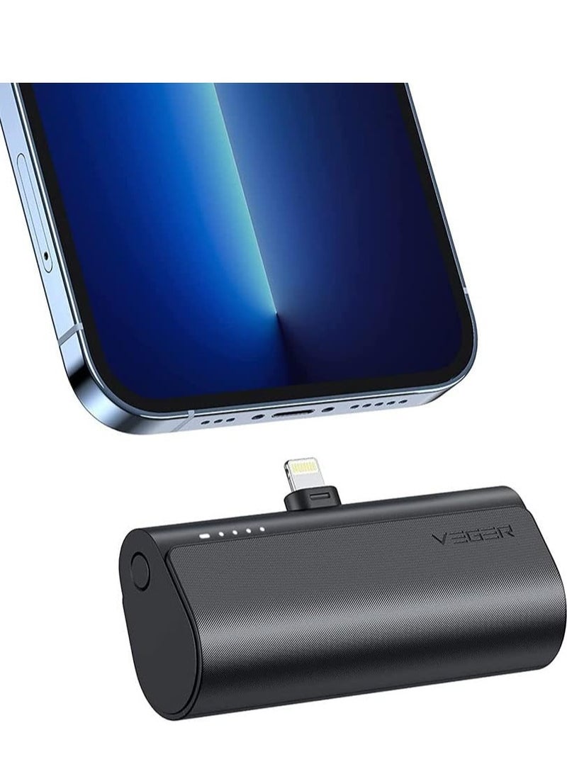 NEW  Mini Portable Powerbank 5000mAh - Fast Charging 20W PD, QC 3.0 External Battery with Built-in Plug - Image 1