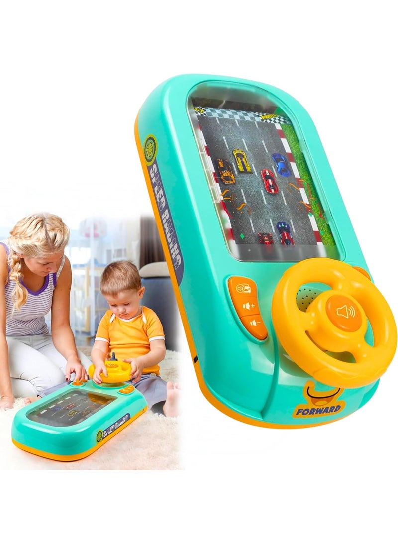 ARGT Musical Steering Wheel Toy – Interactive Toddler Driving Game with Sounds, Lights & Racing Car Simulation for Kids Ages 3+ - Image 1