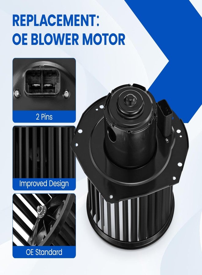 SYKRSS HVAC Blower Motor 700092 Compatible with Chevy 96-05 Astro, 95-02 Blazer, 94-04 S10, Compatible with GMC Safari Jimmy Sonoma Blower for GM3126114 8943248118 A/C Blower Motor Assembly - Image 4