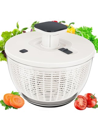 6L Salad Spinner, Vegetable Dryer with Comfortable and Retractable Pusher and Brake Button, Large Lettuce Spinner for Greens, Herb, Berry, Fruits - pzsku/Z9E650762F3C284BEE640Z/45/_/1727426923/30a258fa-c1cf-4160-a39b-e2b94720a79e