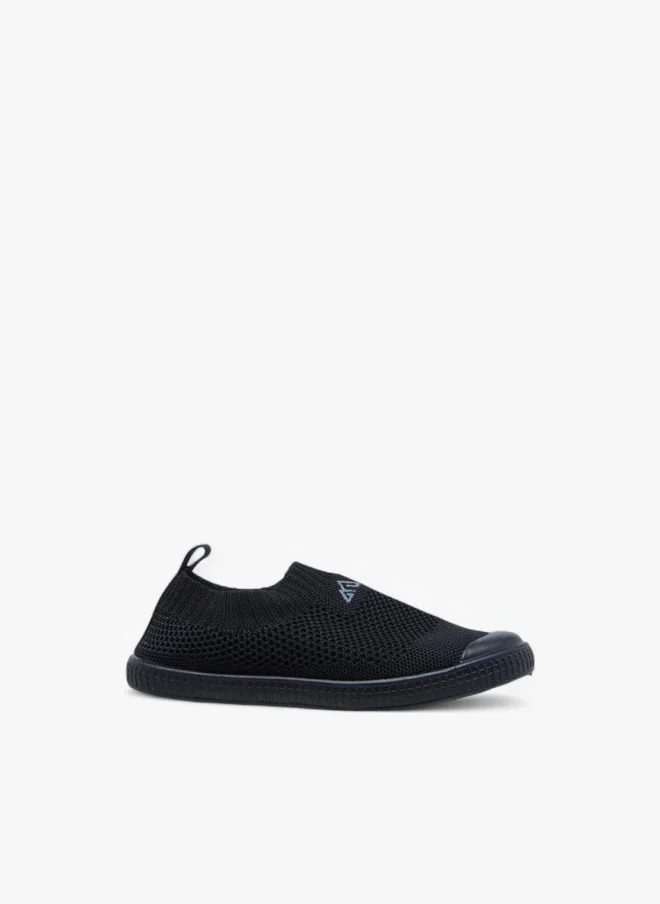 Textured Slip-On Sports Shoes