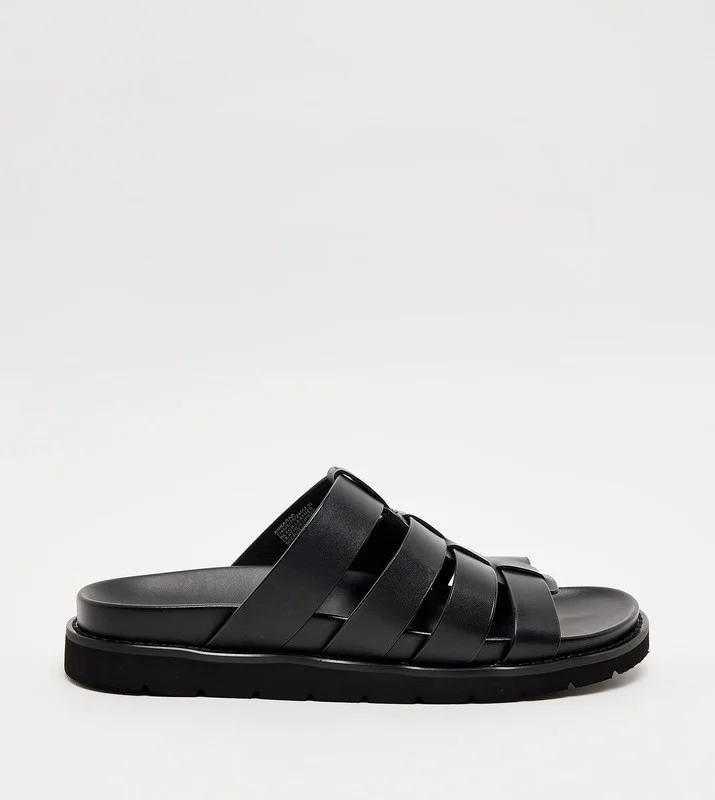ستيف مادن Ankaraa Black Men's Casual Sandals