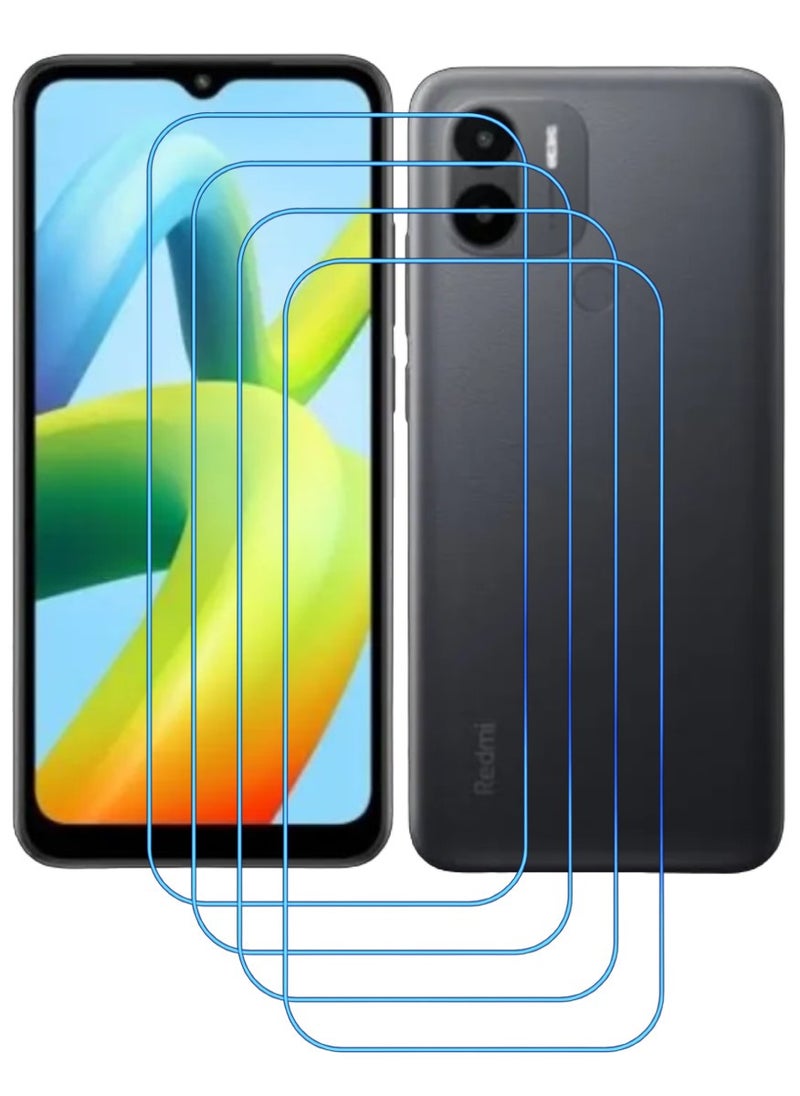 ACLIX 4 Pieces Antistatic ESD Dustproof Premium Quality High Definition Clear Tempered Glass Screen Protector Designed For Xiaomi Redmi A1+ - Image 1
