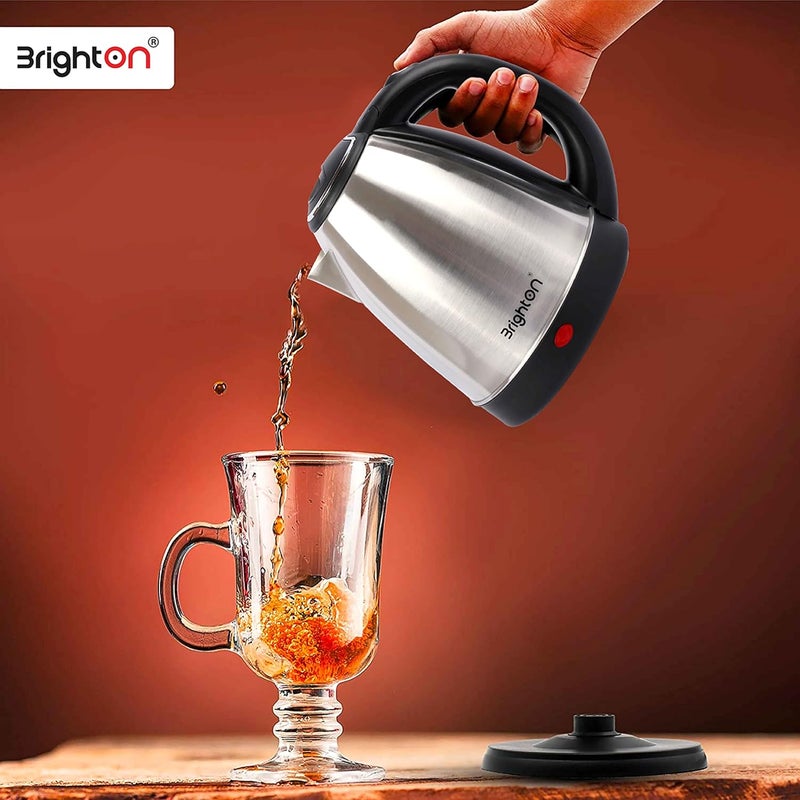 Brighton 1.8L Electric Kettle with Stainless Steel Body | Fast Boil | Auto Shut-Off | Cool Touch Handle | Boil Dry Protection | Easy Cleaning | 2-Year Warranty - Image 4