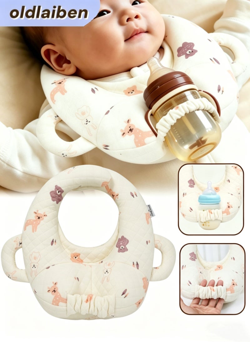 oldlaiben Baby Feeding Pillow, Bottle Holder & Self-Feeding Pillow, Baby Bottle Pillow Hands Frees, Baby Self-Service Nursing Pillow Bottle Propper - Image 1