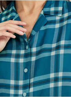 Checked Loose Fit Short Sleeve Shirt - pzsku/Z9E6558556E47F004BC16Z/45/_/1738970600/0bfc80eb-4310-4700-993a-c9c2d544687e