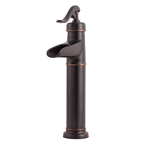 Pfister LFM40YP0Y Ashfield Single Control Vessel Bathroom Faucet in Tuscan Bronze, Water-Efficient Model - Image 1