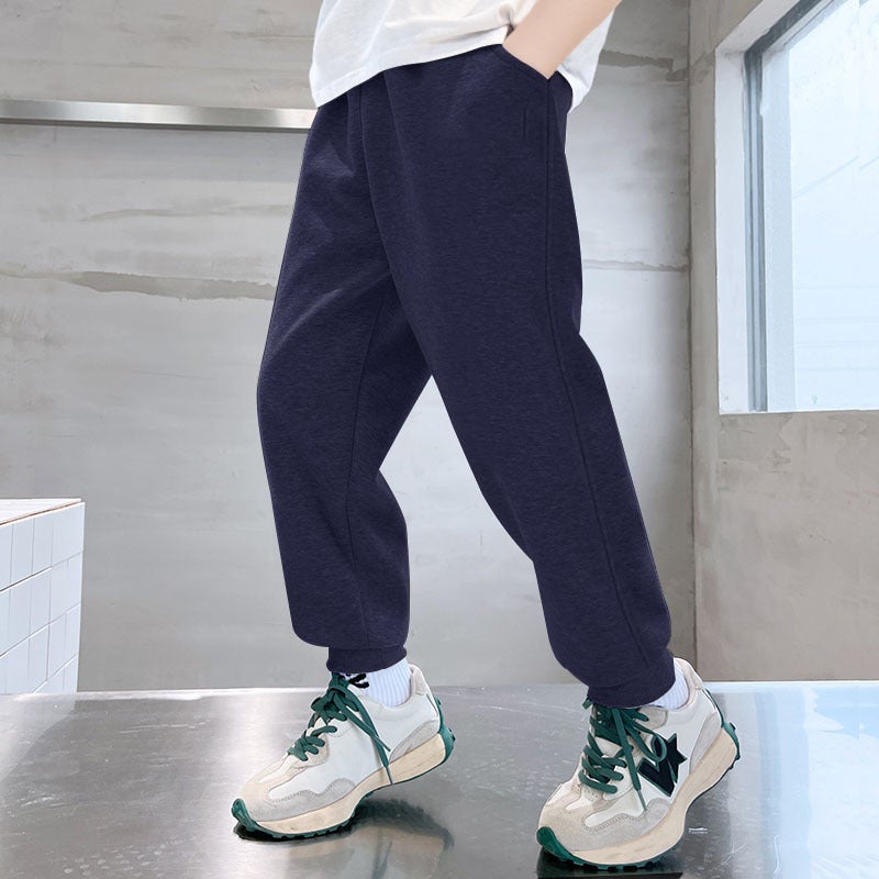 Boys' Casual Pants 2025 Children'S Casual All-Match Sweatpants Medium And Large Children'S Leg-Tie Sports Trendy Pants - Image 4